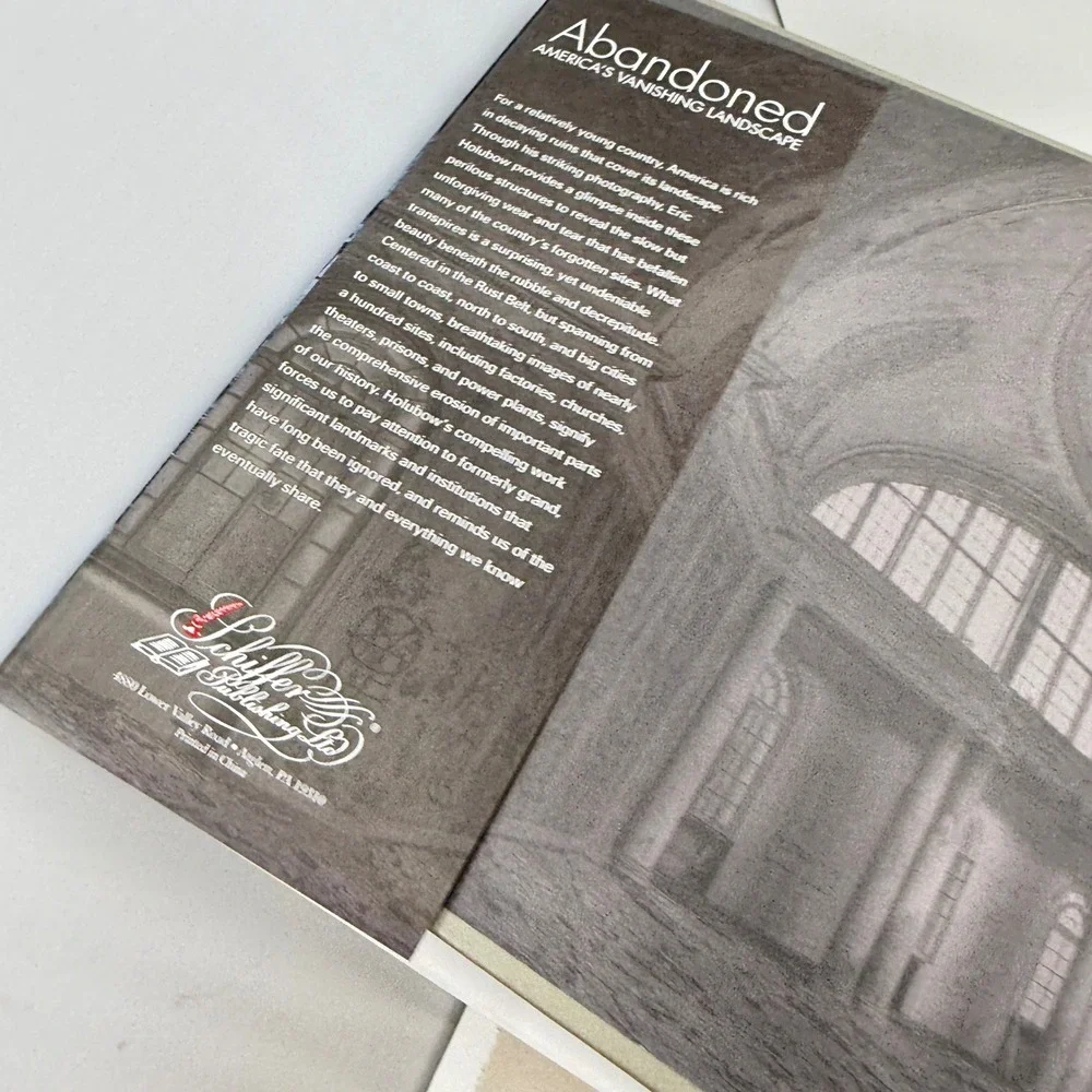 Abandoned America's Vanishing Landscape Eric Holubow Hardcover Photography Book